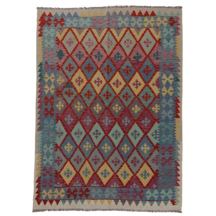 Preproga Kilim Chobi 247x189 ročno tkani afgan kilim iz volne