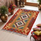 Preproga Kilim Chobi 93x51 ročno tkani afgan kilim