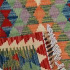 Preproga Kilim Chobi 92x64 ročno tkani afgan kilim iz volne