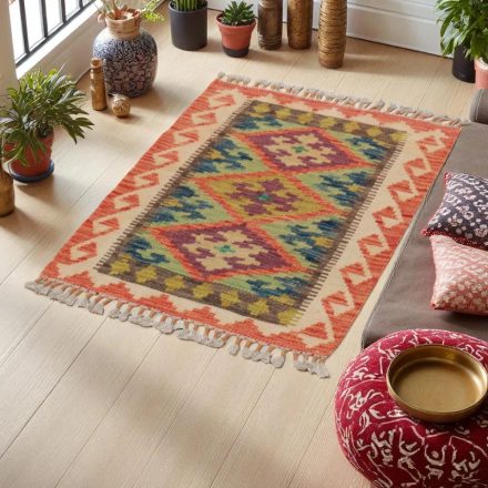 Preproga Kilim Chobi 85x60 ročno tkani afgan kilim