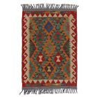 Preproga Kilim Chobi 96x66 ročno tkani afgan kilim iz volne