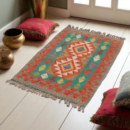 Preproga Kilim Chobi 98x64 ročno tkani afgan kilim