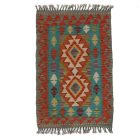 Preproga Kilim Chobi 98x64 ročno tkani afgan kilim iz volne