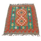 Preproga Kilim Chobi 98x64 ročno tkani afgan kilim iz volne