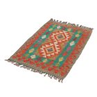 Preproga Kilim Chobi 98x64 ročno tkani afgan kilim iz volne