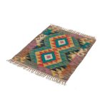 Preproga Kilim Chobi 79x62 ročno tkani afgan kilim iz volne