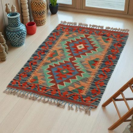 Preproga Kilim Chobi 87x60 ročno tkani afgan kilim