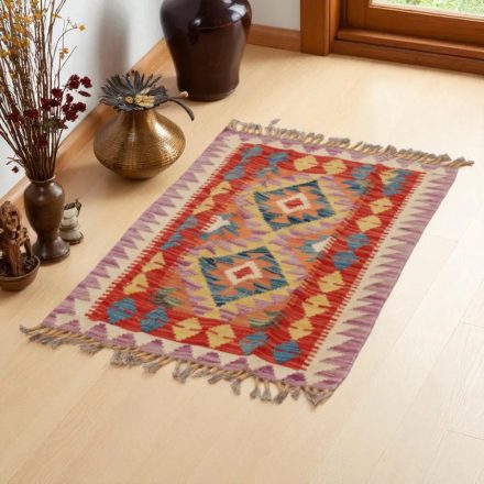 Preproga Kilim Chobi 91x60 ročno tkani afgan kilim