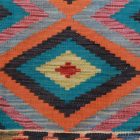 Preproga Kilim Chobi 77x60 ročno tkani afgan kilim iz volne