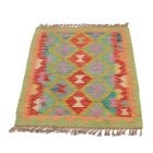 Preproga Kilim Chobi 95x64 ročno tkani afgan kilim iz volne