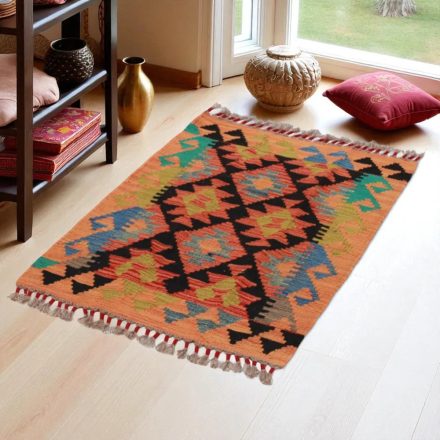 Preproga Kilim Chobi 88x63 ročno tkani afgan kilim