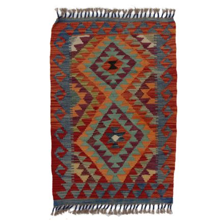 Preproga Kilim Chobi 91x62 ročno tkani afgan kilim