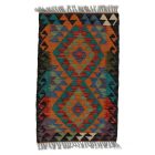 Preproga Kilim Chobi 95x60 ročno tkani afgan kilim