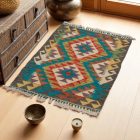 Preproga Kilim Chobi 85x60 ročno tkani afgan kilim