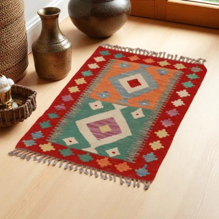 Preproga Kilim Chobi 92x58 ročno tkani afgan kilim
