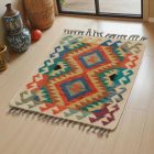 Preproga Kilim Chobi 85x64 ročno tkani afgan kilim iz volne