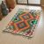 Preproga Kilim Chobi 85x64 ročno tkani afgan kilim iz volne