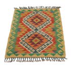 Afgan kilim Chobi 80x62 cm – ročno tkana kompaktna preproga