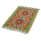Afgan kilim Chobi 80x62 cm – ročno tkana kompaktna preproga