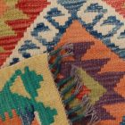Afgan kilim Chobi 80x62 cm – ročno tkana kompaktna preproga