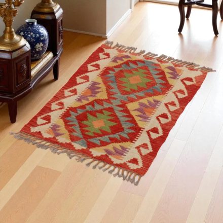 Kilim Chobi preproga 84x59 cm – majhna afgan volnena preproga