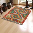 Preproga Kilim Chobi 79x60 ročno tkani afgan kilim