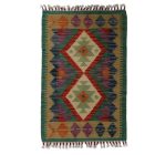 Preproga Kilim Chobi 90x60 ročno tkani afgan kilim iz volne