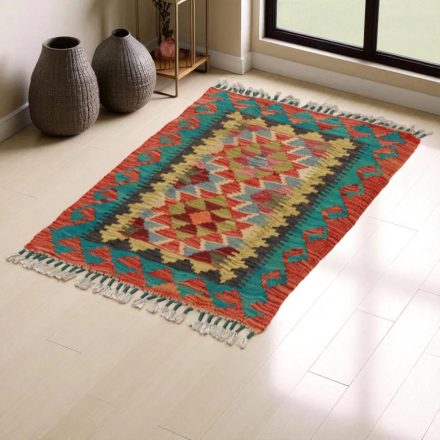 Preproga Kilim Chobi 86x62 ročno tkani afgan kilim