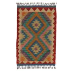 Kilim preproga Chobi 93x62 cm – ročno izdelan čilim iz volne