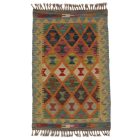 Preproga Kilim Chobi 65x98 ročno tkani afgan kilim iz volne