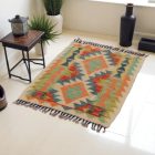 Preproga Kilim Chobi 64x90 ročno tkani afgan kilim iz volne