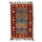 Preproga Kilim Chobi 89x61 ročno tkani afgan kilim iz volne