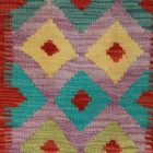 Preproga Kilim Chobi 89x61 ročno tkani afgan kilim iz volne