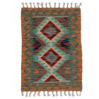 Preproga Kilim Chobi 83x61 ročno tkani afgan kilim iz volne
