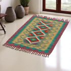 Preproga Kilim Chobi 89x61 ročno tkani afgan kilim iz volne