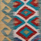 Preproga Kilim Chobi 89x61 ročno tkani afgan kilim iz volne
