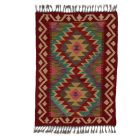 Preproga Kilim Chobi 85x60 ročno tkani afgan kilim iz volne
