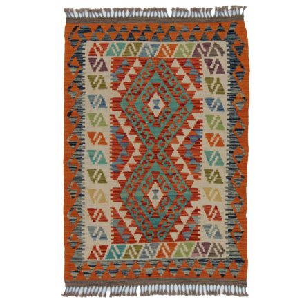 Preproga Kilim Chobi 132x92 ročno tkani afgan kilim