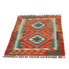 Kilim preproga Afghan 119x87 ročno tkana volnena preproga kilim