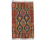 Kilim preproga Afghan 135x83 ročno tkana volnena preproga kilim