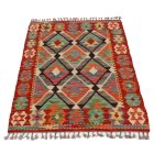 Kilim preproga Afghan 135x83 ročno tkana volnena preproga kilim