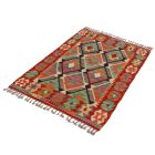 Kilim preproga Afghan 135x83 ročno tkana volnena preproga kilim