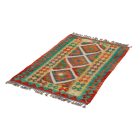 Preproga Kilim Chobi 77x124 ročno tkani afgan kilim iz volne