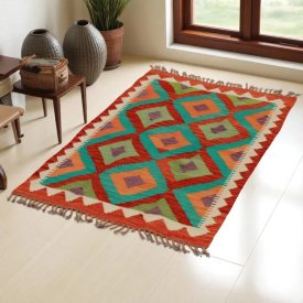 Preproga Kilim Chobi 120x75 ročno tkani afgan kilim
