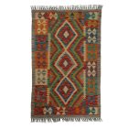 Preproga Kilim Chobi 78x118 ročno tkani afgan kilim iz volne