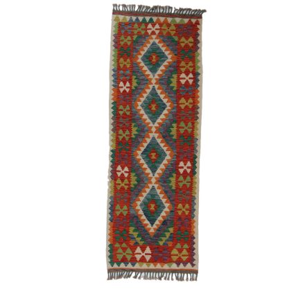 Preproga Kilim Chobi 74x208 ročno tkani afgan kilim