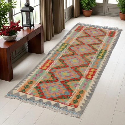 Preproga Kilim Chobi 68x195 ročno tkani afgan kilim