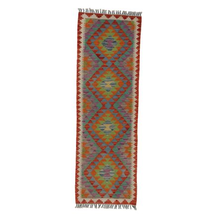 Preproga Kilim Chobi 67x200 ročno tkani afgan kilim