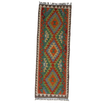 Preproga Kilim Chobi 71x196 ročno tkani afgan kilim