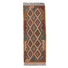 Preproga Kilim Chobi 76x202 ročno tkani afgan kilim iz volne